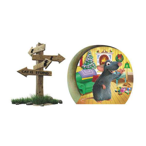 Mouse Hole Wall Sticker