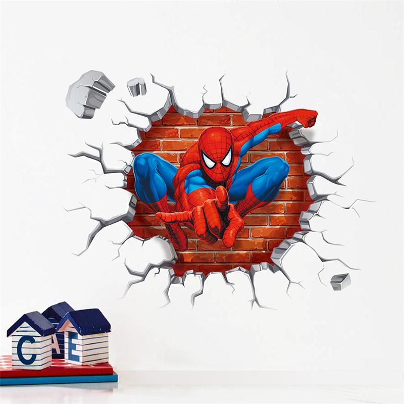 Spiderman Cartoon Movie Wall Art