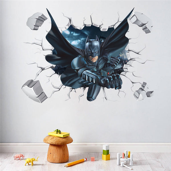 Broken Wall Batman Sticker