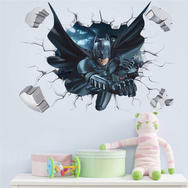 Broken Wall Batman Sticker
