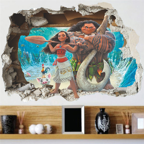 Cartoon Movie Moana Wall Art