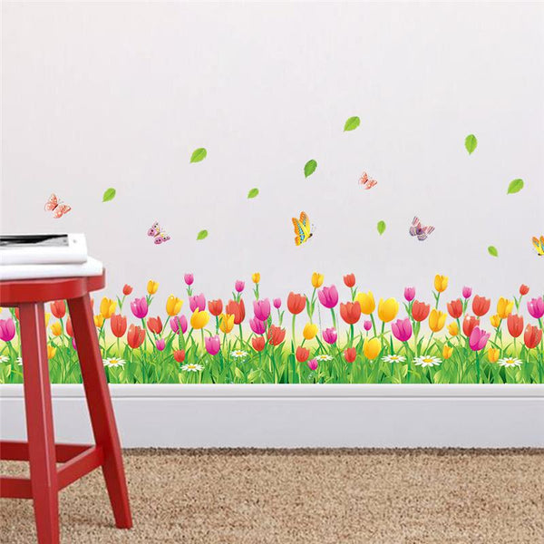 Colorful Tulip flowers Wall Art