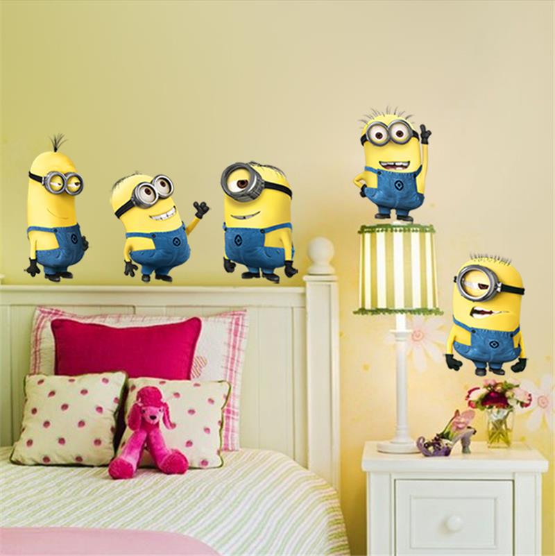 Yellow Minions Wall Decal - Funky Wall Zone