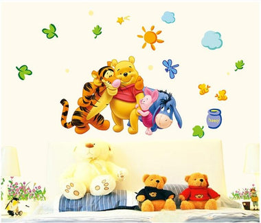 Pooh & Friends Animal Cartoon Wall Sticker